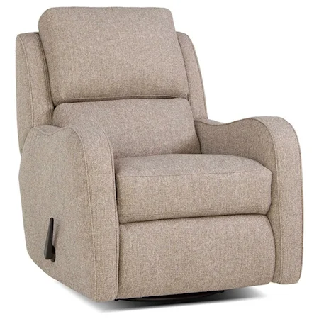 Casual Motorized Recliner with Track Arms